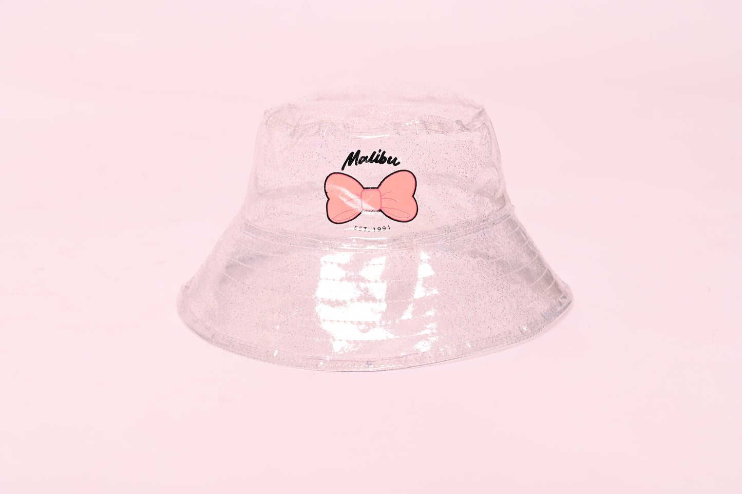 TRANSPARENT Glitter PVC Bucket Hat