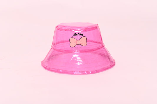 HOT PINK Glitter PVC Bucket Hat